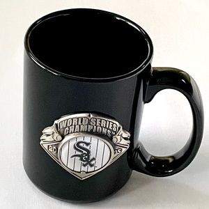 White Sox Baseball Mug 2005 World Series Champions Sports Memorabilia Black